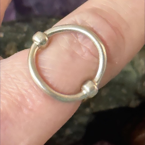 Artisan vintage sterling silver ring - Picture 5 of 7